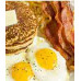 Pancake, Bacon And Eggs
